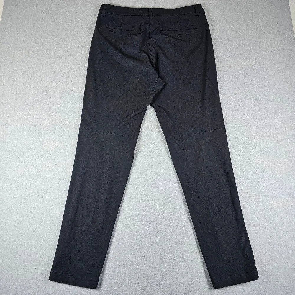 Lululemon Commission Pants Slim Mens 33x30 Black Chino ABC Warpstreme LM5439S